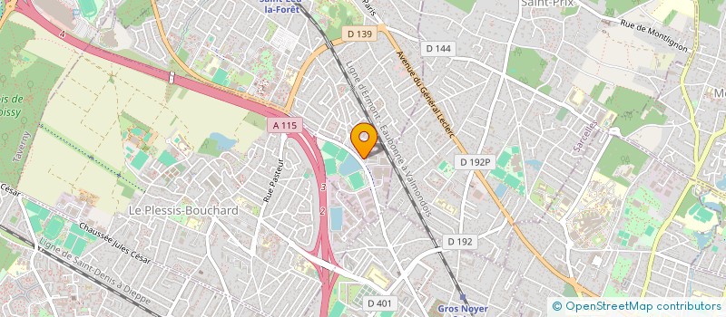 localisation de l'entreprise HORCHOLLE SARL  SAINT-LEU-LA-FORET