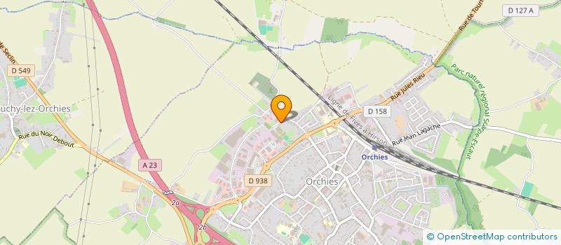 localisation de l'entreprise HORCY  ORCHIES