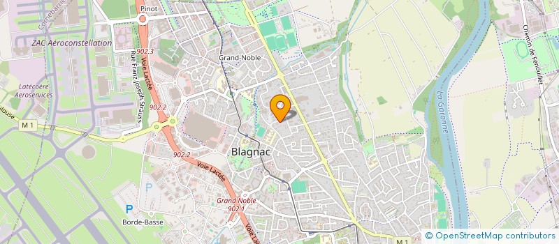 localisation de l'entreprise HORDWAY à BLAGNAC
