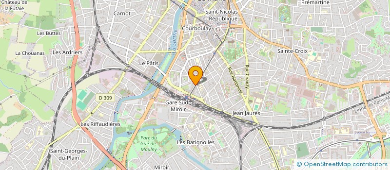 localisation de l'entreprise HOREAU PAULETTE  LE MANS