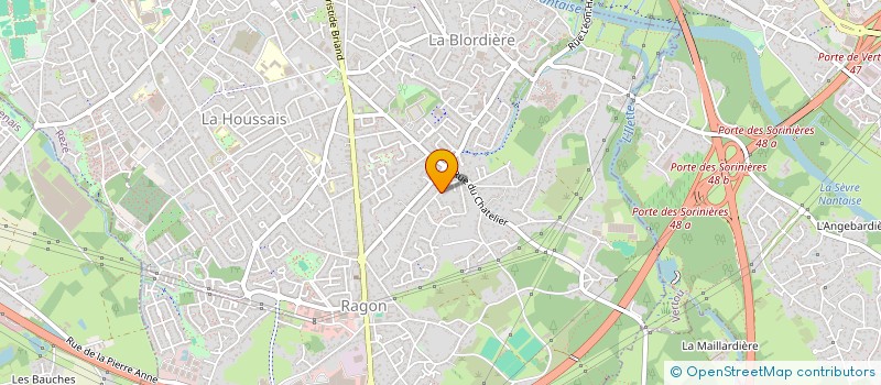 localisation de l'entreprise HOREB 44 à REZE