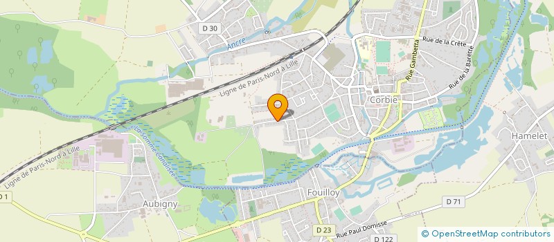 localisation de l'entreprise HOREB FITNESS CENTER à CORBIE