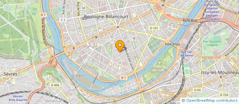 localisation de l'entreprise HORECA 92 à BOULOGNE-BILLANCOURT