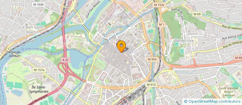 localisation de l'entreprise HORECA FRANCHISE  METZ