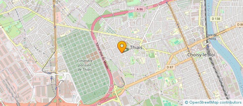 localisation de l'entreprise HOREE INVEST  THIAIS