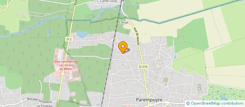 localisation de l'entreprise HORENSO  PAREMPUYRE