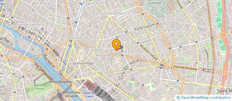 localisation de l'entreprise HORESCO FORMAT ETUDE CONS HOTE  PARIS