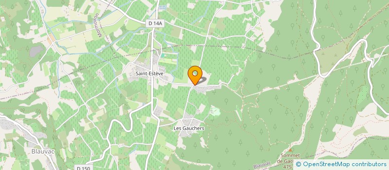 localisation de l'entreprise HORESIS  BLAUVAC