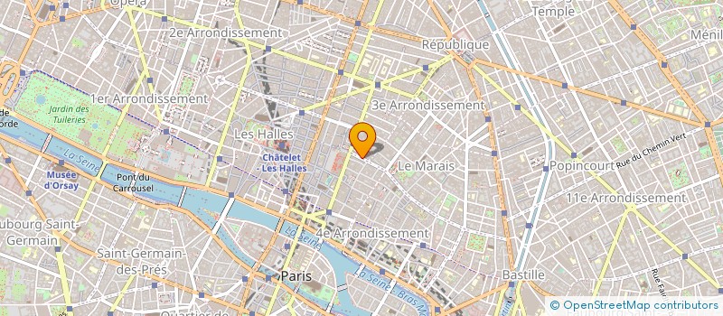 localisation de l'entreprise HOREST à PARIS