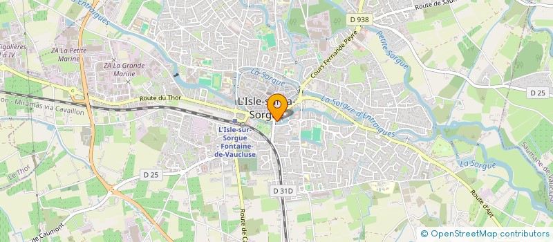 localisation de l'entreprise HORESTOUR  L ISLE SUR LA SORGUE