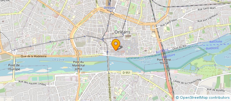 localisation de l'entreprise HOREVE à ORLEANS