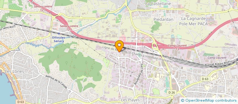 localisation de l'entreprise HOREZO à SIX-FOURS-LES-PLAGES