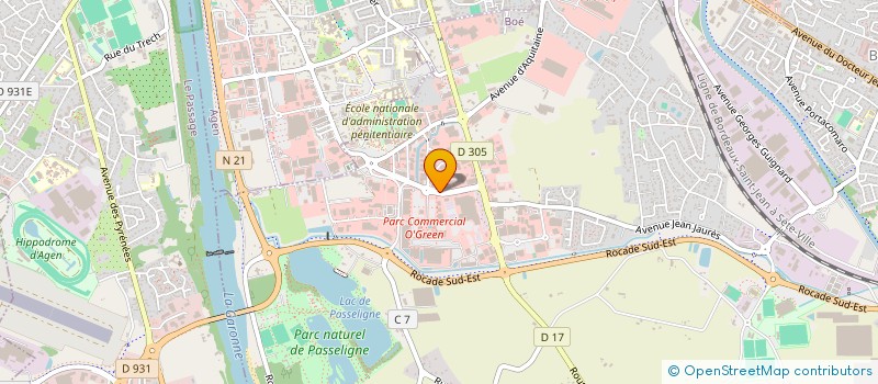 localisation de l'entreprise HORFLO à BOE