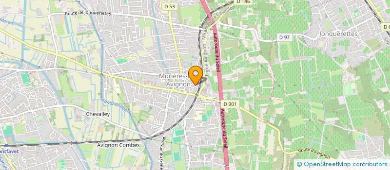localisation de l'entreprise HORGAL  MORIERES-LES-AVIGNON