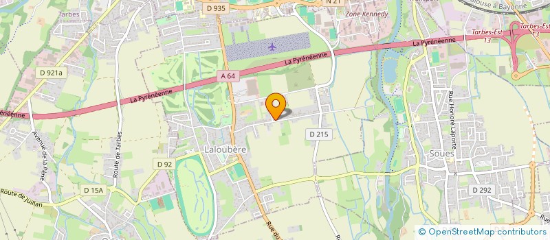 localisation de l'entreprise HORGUES ODOS FOOTBALL CLUB  HORGUES