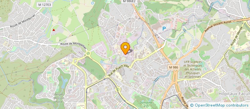 localisation de l'entreprise HORIBA ABX SAS à GRABELS