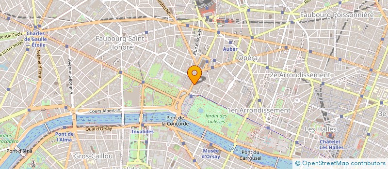 localisation de l'entreprise HORIES INVEST  PARIS