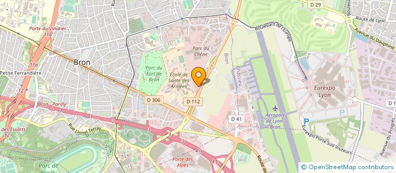 localisation de l'entreprise HORIGUE INVEST à BRON