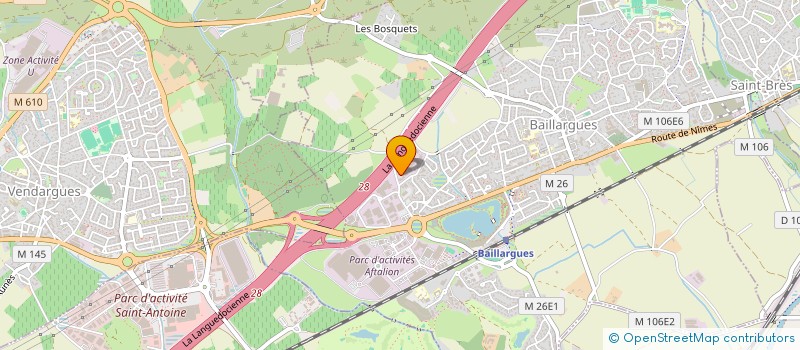 localisation de l'entreprise HORIONS à BAILLARGUES