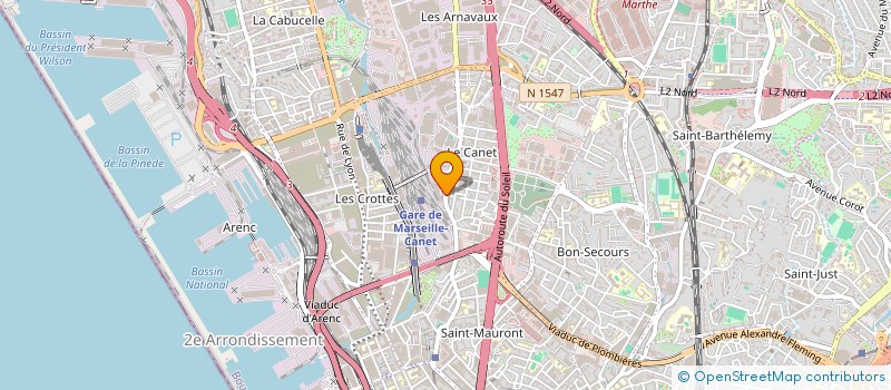 localisation de l'entreprise HORITECH à MARSEILLE
