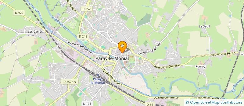 localisation de l'entreprise HORIZIA  PARAY LE MONIAL