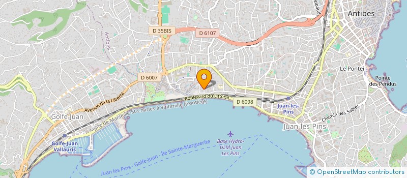 localisation de l'entreprise HORIZIA  ANTIBES