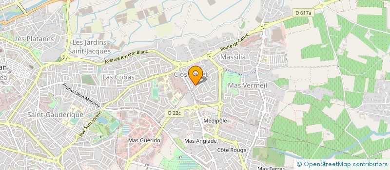 localisation de l'entreprise HORIZIODE  PERPIGNAN