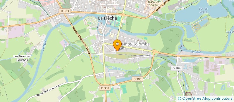 localisation de l'entreprise HORIZN  LA FLECHE