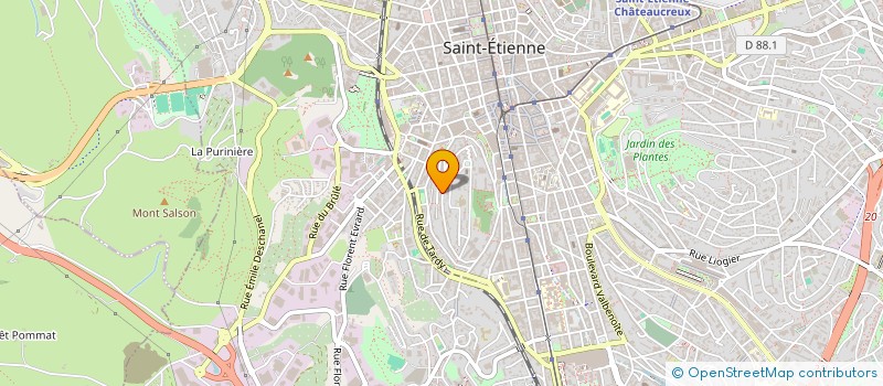 localisation de l'entreprise HORIZOMES  SAINT-ETIENNE