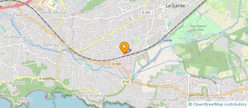 localisation de l'entreprise HORIZON 04 à LA GARDE