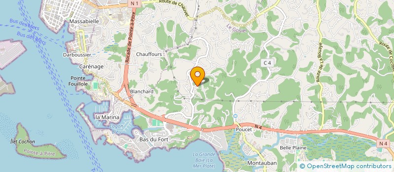 localisation de l'entreprise HORIZON 119  LE GOSIER