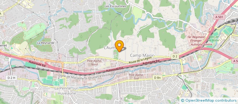 localisation de l'entreprise HORIZON 180  AUBAGNE