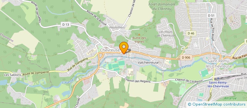 localisation de l'entreprise HORIZON 2000  CHEVREUSE