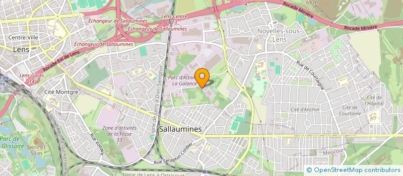 localisation de l'entreprise HORIZON 2000  NOYELLES-SOUS-LENS