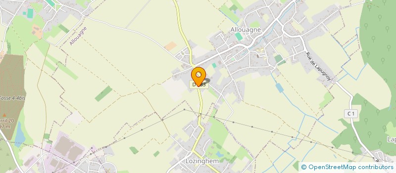 localisation de l'entreprise HORIZON 2000 à ALLOUAGNE