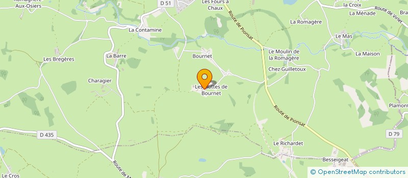 localisation de l'entreprise HORIZON 2030  MARCILLAT-EN-COMBRAILLE