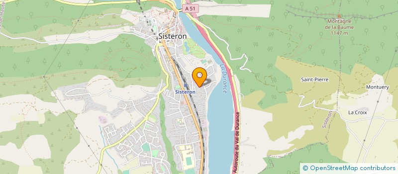 localisation de l'entreprise HORIZON 2050  SISTERON