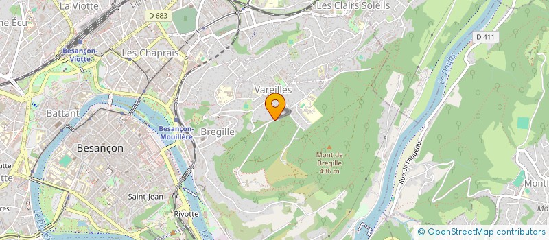 localisation de l'entreprise HORIZON 25  BESANCON