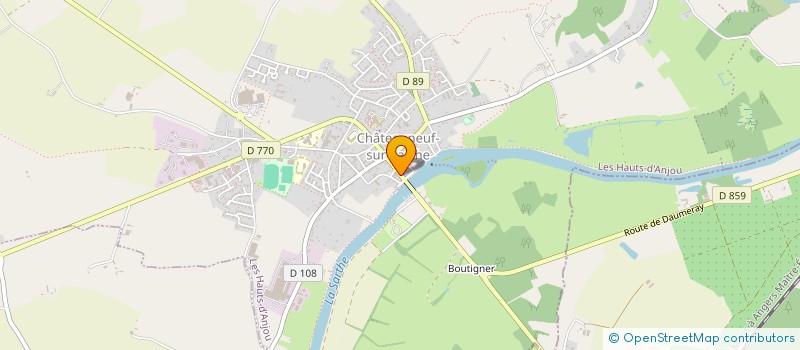 localisation de l'entreprise HORIZON 3  LES HAUTS-D'ANJOU