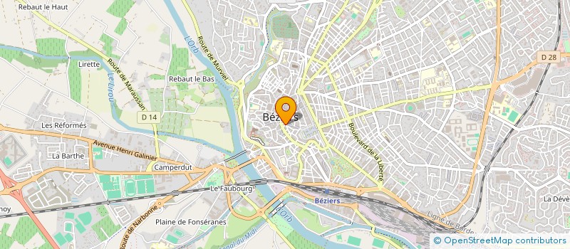 localisation de l'entreprise HORIZON 3000 à BEZIERS