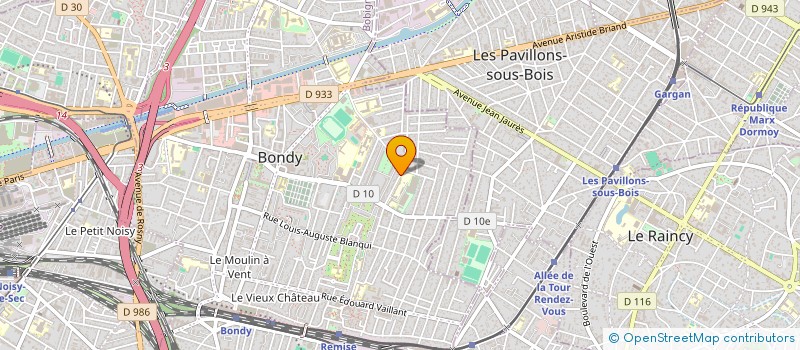 localisation de l'entreprise HORIZON 3000  BONDY