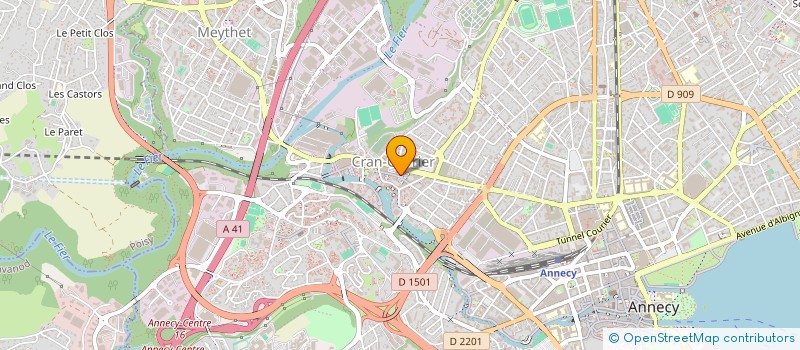 localisation de l'entreprise HORIZON 3000 à ANNECY