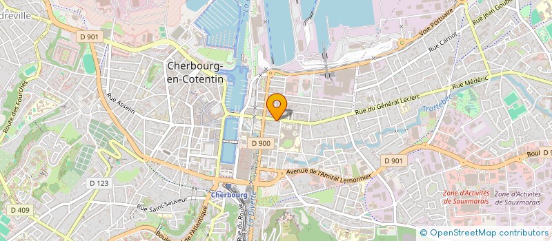 localisation de l'entreprise HORIZON  CHERBOURG-EN-COTENTIN