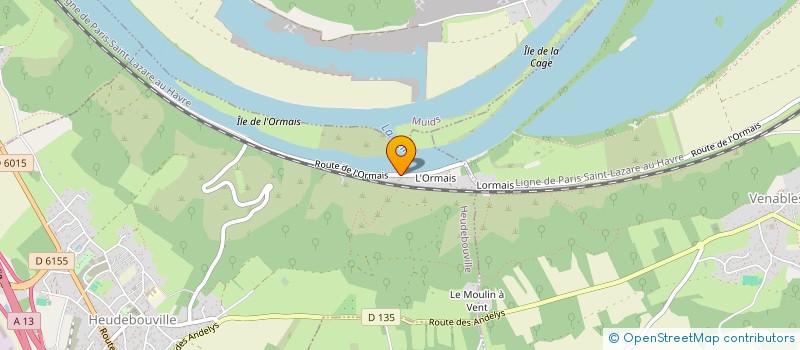 localisation de l'entreprise HORIZON 360  HEUDEBOUVILLE