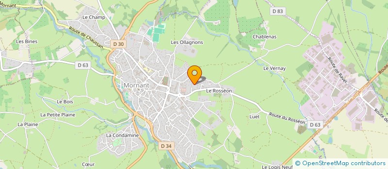 localisation de l'entreprise HORIZON 360  MORNANT