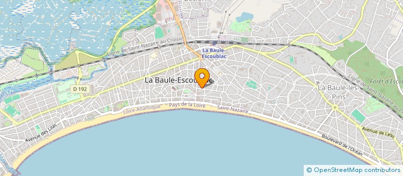 localisation de l'entreprise HORIZON à LA BAULE-ESCOUBLAC