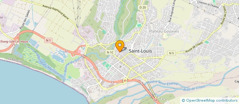 localisation de l'entreprise HORIZON à SAINT-LOUIS