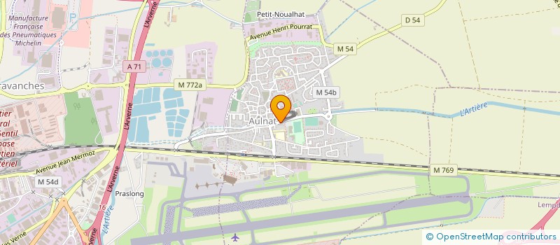 localisation de l'entreprise HORIZON  AULNAT