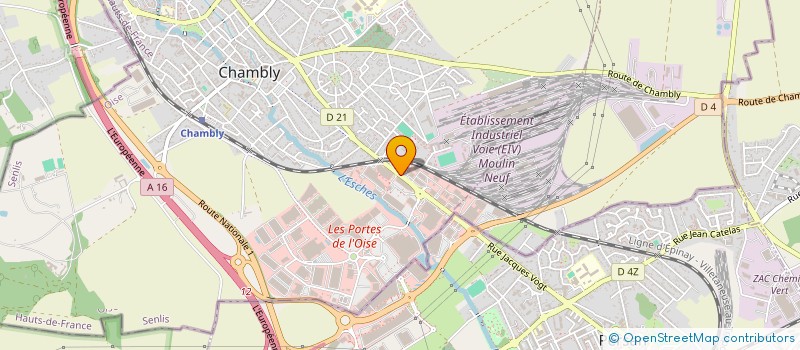 localisation de l'entreprise HORIZON  CHAMBLY