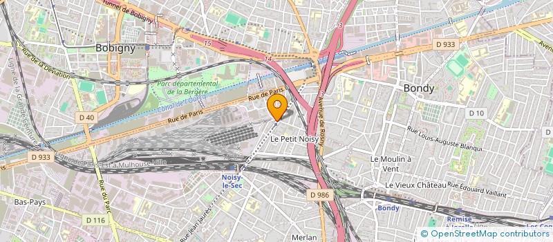 localisation de l'entreprise HORIZON à NOISY-LE-SEC